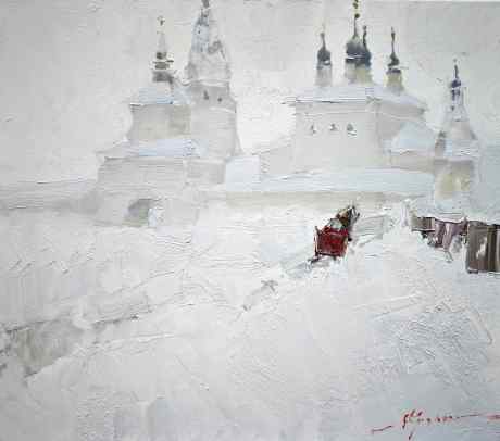 It’s snowy in Suzdal.
