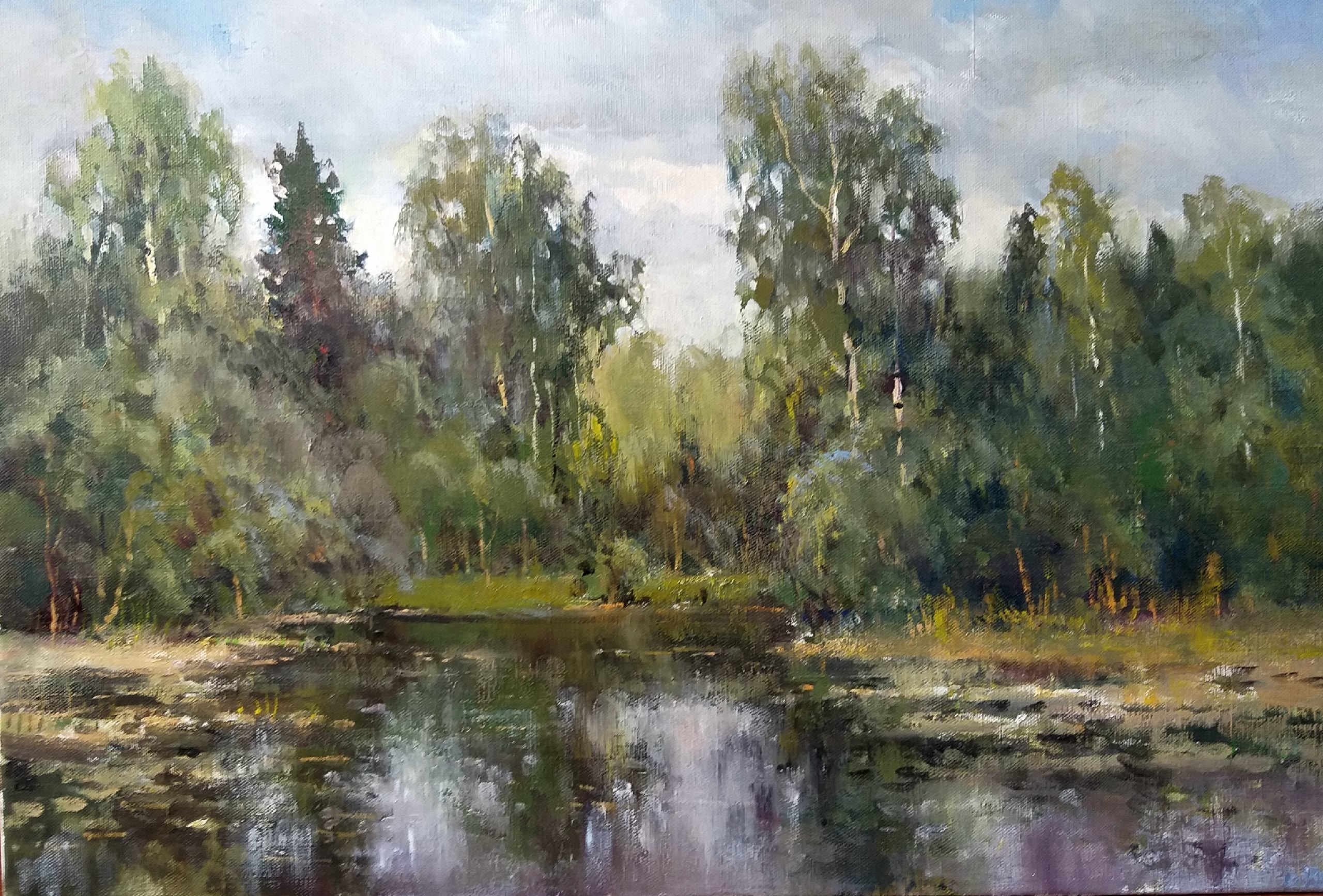 Summer in the Forest - 1, Alexander Kremer, Buy the painting Oil