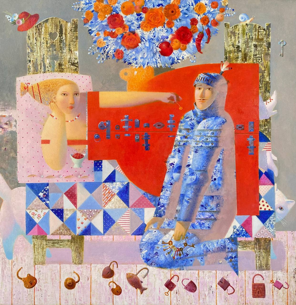 The Last Lock - 1, Anna Berezovskaya, Buy the painting Oil