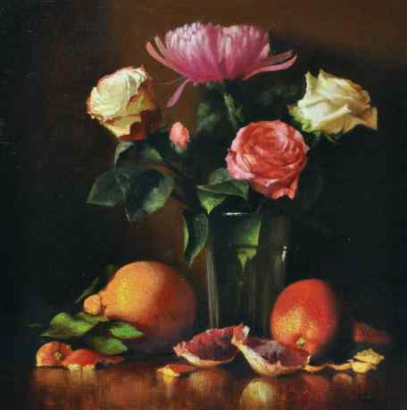 Still life with roses