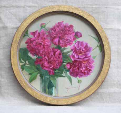 Burgundy Peonies
