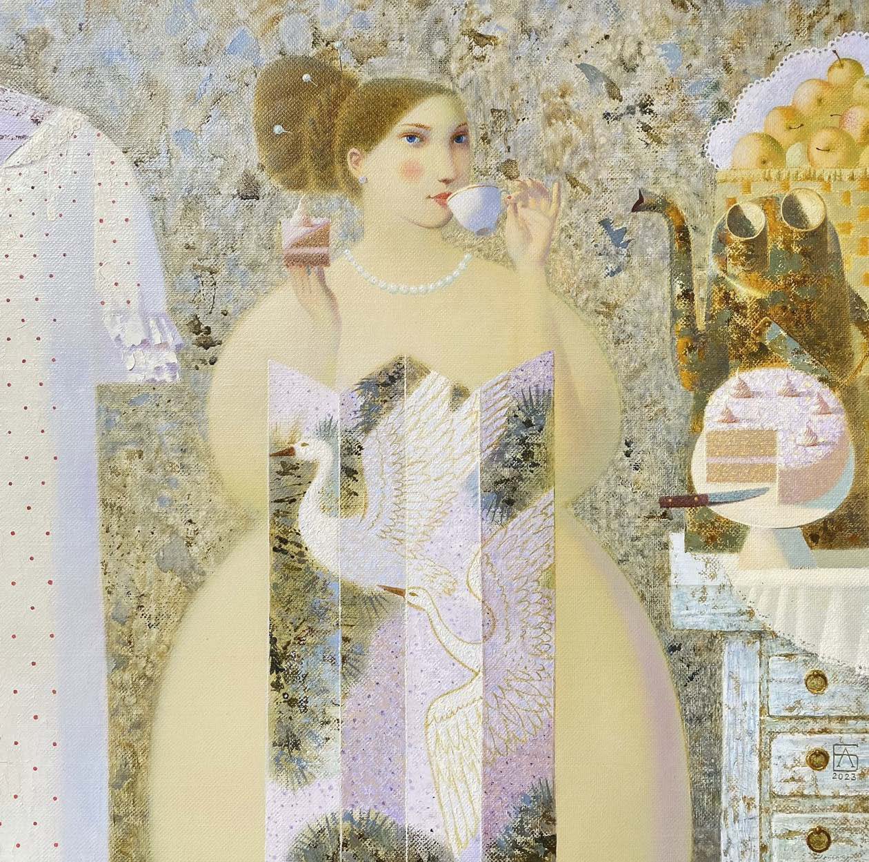Japanese Screen - 1, Anna Berezovskaya, Buy the painting Oil