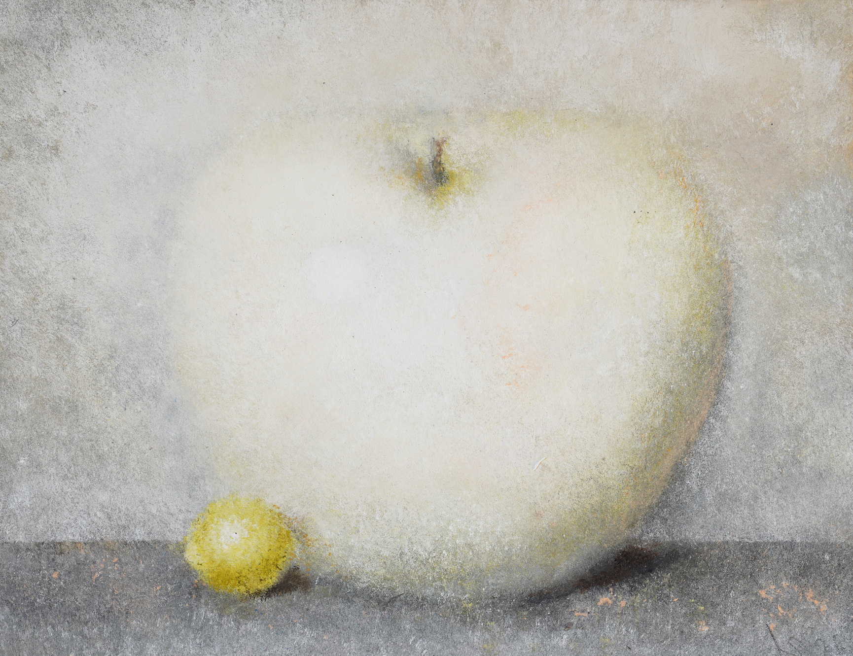 Apple And Lime - 1, Yuri Pervushin, Buy the painting Mixed media