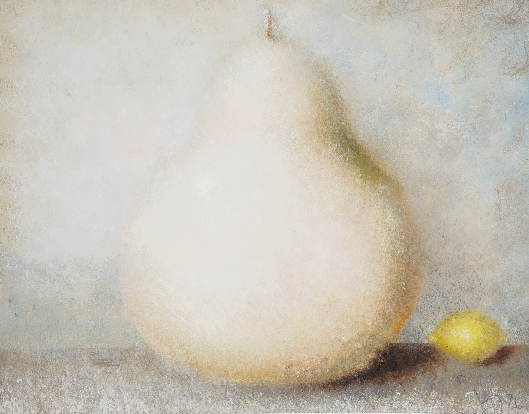 Pear And Lime - 1, Yuri Pervushin, Buy the painting Mixed media
