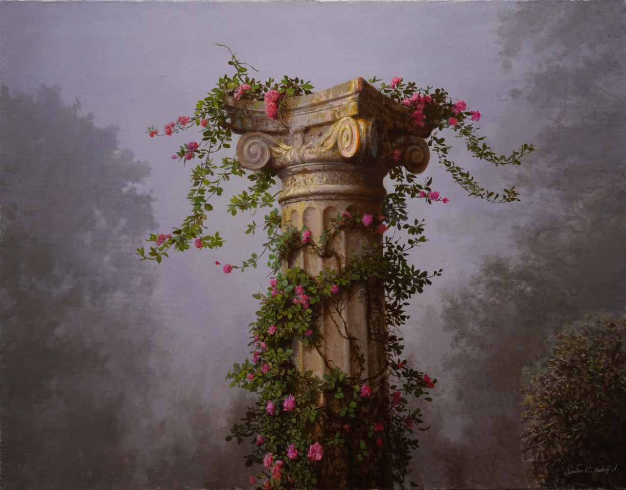 Column - 1, Alexander Saidov, Buy the painting Oil