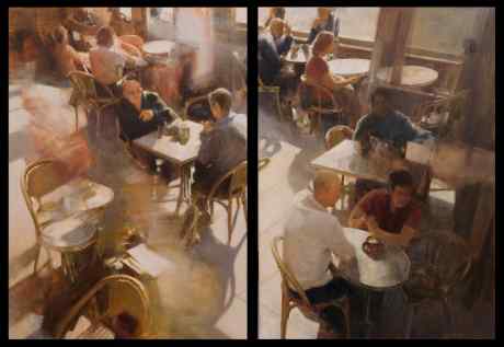 Cafe. Diptych
