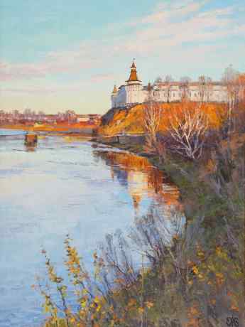 Morning. Verkhotursky Kremlin