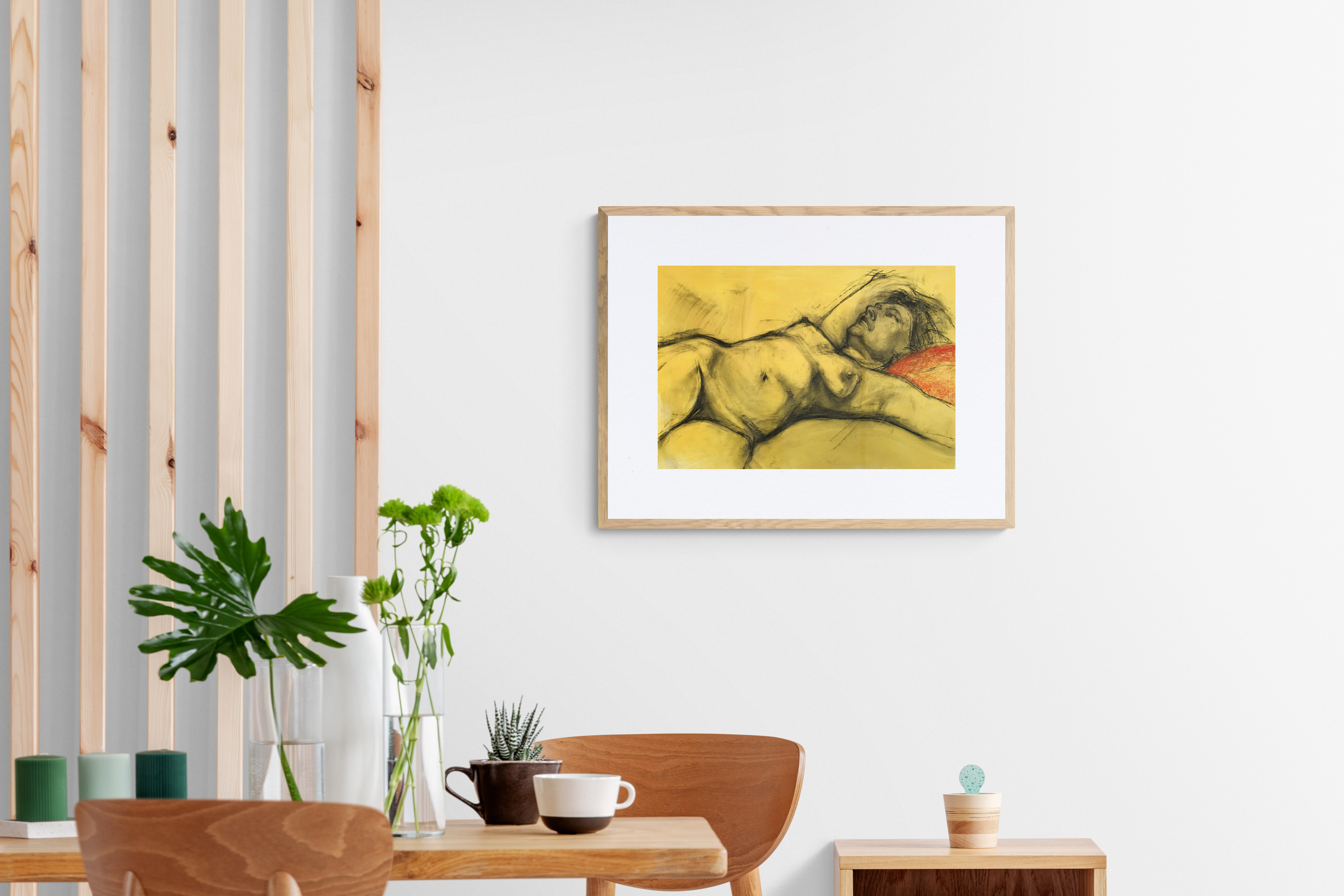 Nude Woman on Yellow  - 4