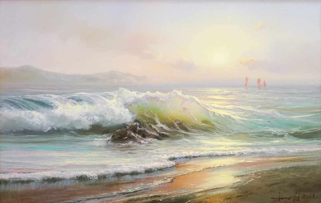"The sea surf" - Dmitry Balakhonov