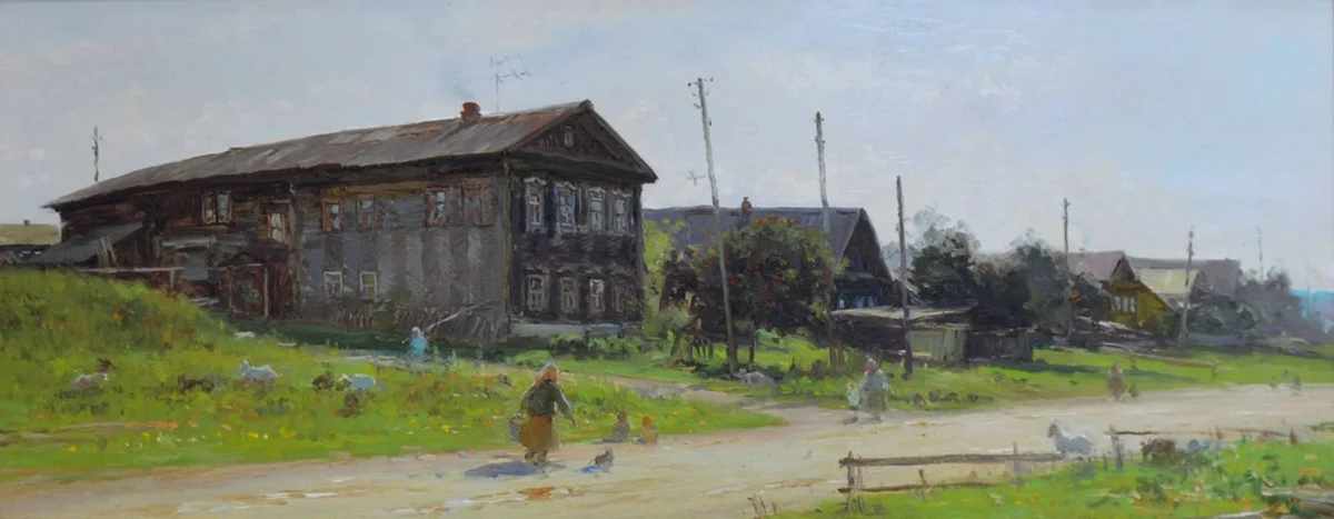 "On Staroutkinsk Street" - artist Rustem Khuzin